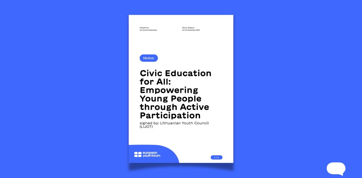 Civic Education for All: Empowering Young People through Active ...