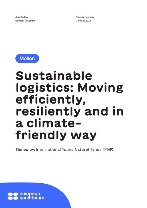 2605 M Sustainable Logistics cover